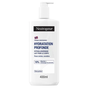 Neutrogena Lait Hydratation Profonde Corps Hypoallergénique Fl Pompe/400ml