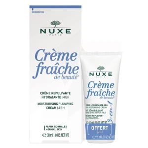 Nuxe Crème Fraîche Crème Repulpante Hydratante 48h T/30ml + Crème 3 En 1 15ml