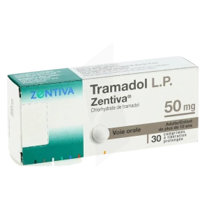 Tramadol Zentiva Lp 50 Mg, Comprimé à Libération Prolongée