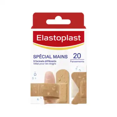 Elastoplast Spécial Mains Pansements 5 Formats B/20 à Bordeaux