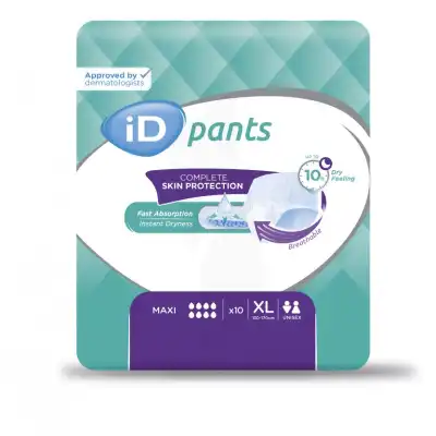 Id Pants Culottes Absorbantes Maxi Taille Xl Sachet/10 à Agen