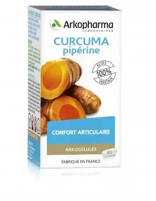 Arkogelules Curcuma Pipérine Gélules Fl/45 à DURMENACH
