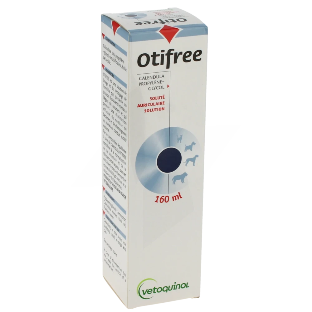 Otifree S Aur Chien Chat Fl/160ml