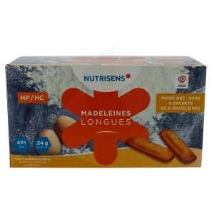 Nutrisens Madeleines Hp/hc Nutriment Nature 4sachets/6