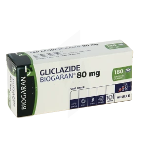 Gliclazide Biogaran 80 Mg, Comprimé Sécable