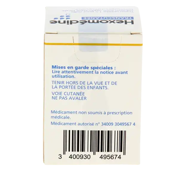 Hexomedine Transcutanee 1,5 Pour Mille, Solution Pour Application Locale