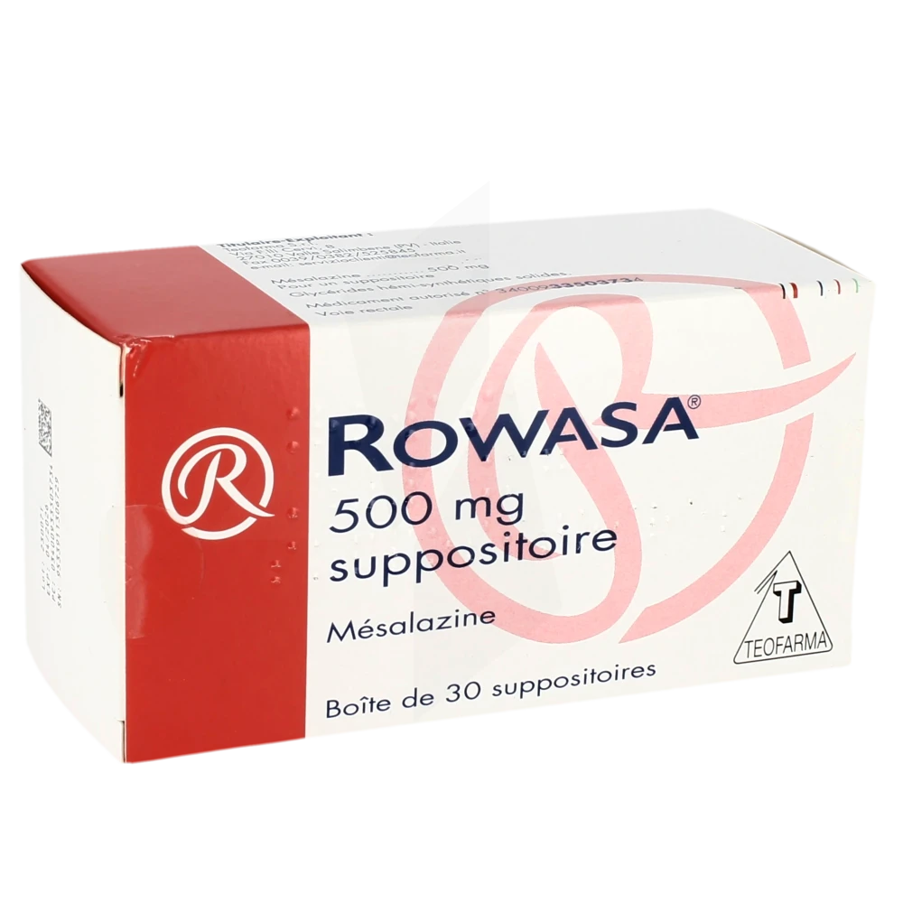 Rowasa 500 Mg, Suppositoire