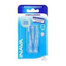 Inava - Recharges Brossettes Interdentaires 1,9mm Bleues, 3 Recharges à Bressuire