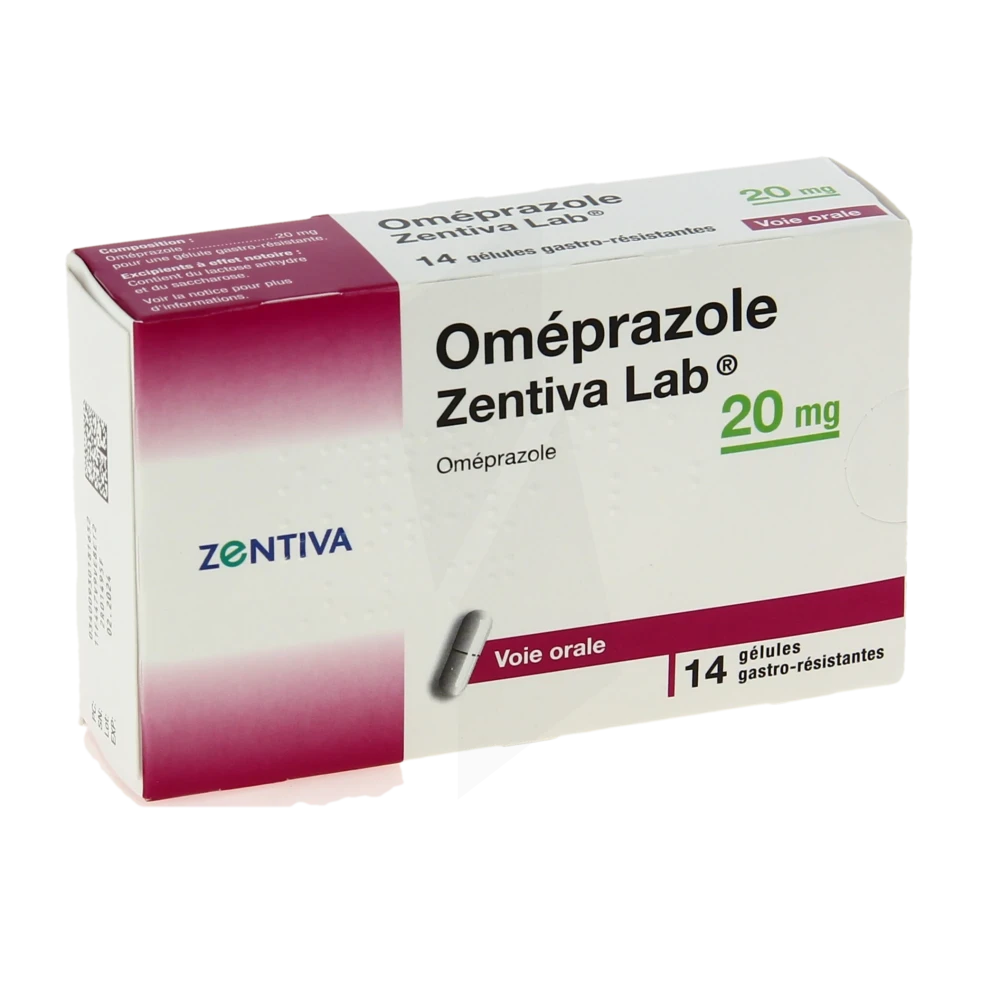 Omeprazole Zentiva Lab 20 Mg, Gélule Gastro-résistante