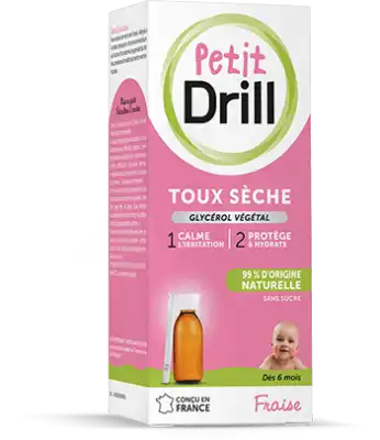 Petit Drill Sirop Nourrisson Fraise Fl/125ml+pipette à LA COTE-SAINT-ANDRÉ