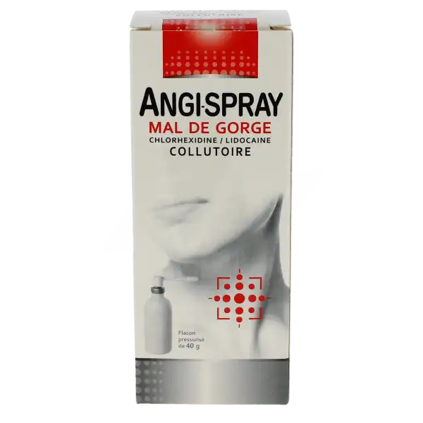 Angi-spray Mal De Gorge Chlorhexidine/lidocaÏne, Collutoire
