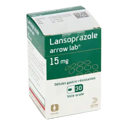 Lansoprazole Arrow Lab 15 Mg, Gélule Gastro-résistante à Casteljaloux