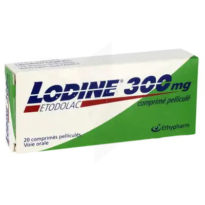 Lodine 300 Mg, Comprimé Pelliculé à Bassens