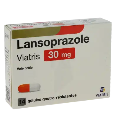 Lansoprazole Viatris 30 Mg, Gélule Gastro-résistante à CHAMPAGNOLE
