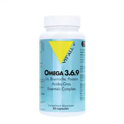 Vitall+ Oméga 3-6-9 Capsules B/50 à OULLINS