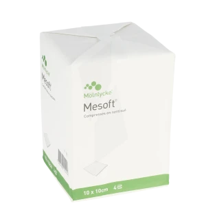 Mesoft Compr Non Stérile Non Tissée 10x10cm B/100