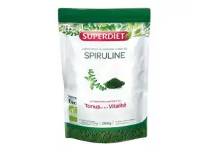 Superdiet Spiruline Bio Poudre Pot/200g à SAINT-GEORGES-SUR-BAULCHE