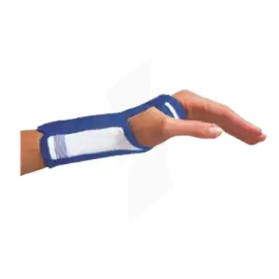 Thuasne Orthoflex Orthèse Poignet Droit Bleu Blanc 21cm Taille M à Angers