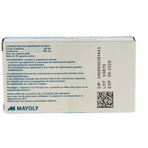 Dolospasmyl 60 Mg/300 Mg, Capsule Molle
