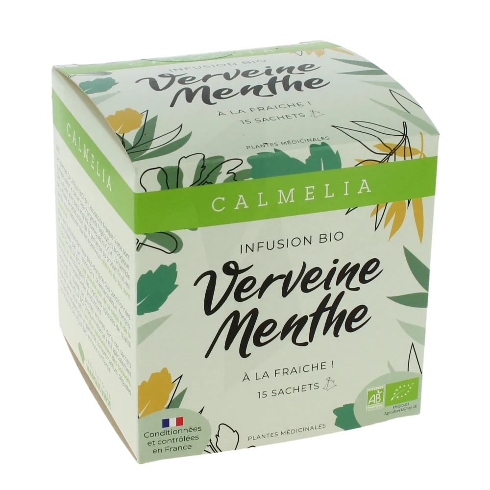 Calmelia Verveine Menthe Bio Tis 15 Sachets