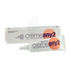 Lot De 3 Crèmes Any 2 - Crème Anti-tache Avec Protection Solaire - Tube De 25 G