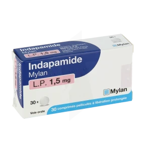 Indapamide Viatris Lp 1,5 Mg, Comprimé Pelliculé à Libération Prolongée