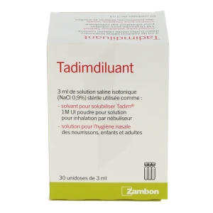 Tadimdiluant Sol Stérile 0,9 % Chlorure De Sodium Isotonique 30unid/3ml