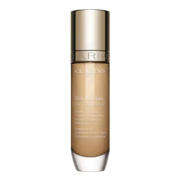 Clarins Skin Illusion Full Coverage Haute Couvrance Teint Mat Lumineux Longue Tenue & Hydratation 105n 30ml
