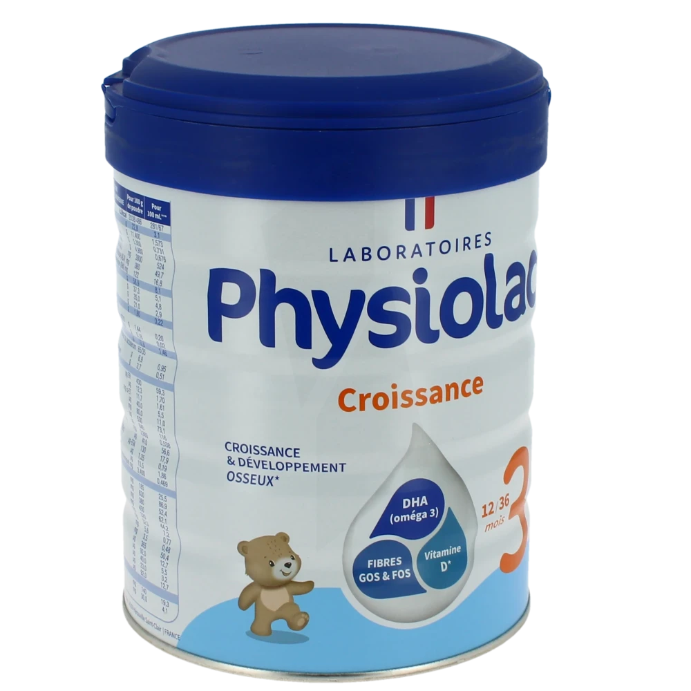 Physiolac Croissance Lait En Poudre B/800g