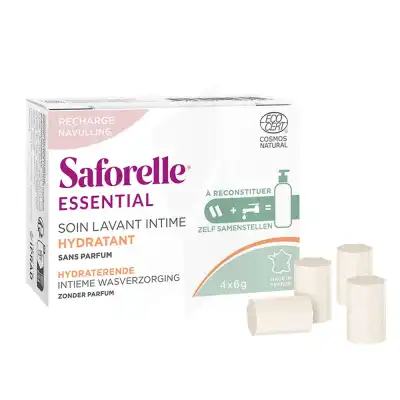 Saforelle Essential Soin Lavant Intime à Reconstituer Boîtier De Recharge Hydratant 2x200ml à Tours