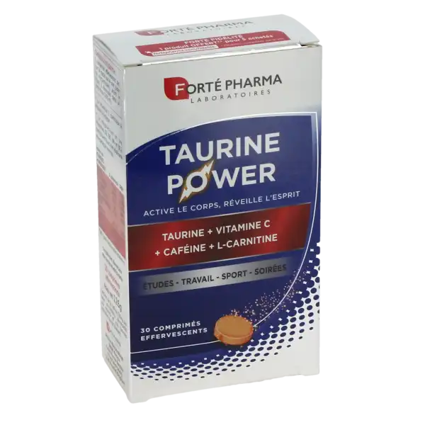 Energie Taurine Power Comprimé Effervescent B/30