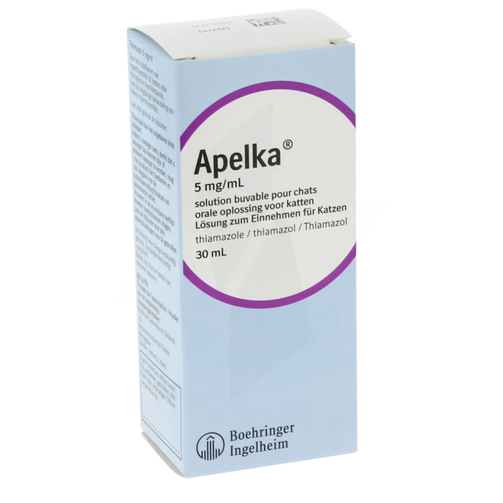 Apelka 5 Mg/ml Solution Buvable Pour Chats, Solution Buvable