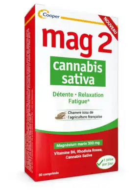 Mag 2 Cannabis Comprimés B/30 à CHALON SUR SAÔNE 