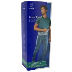 Thuasne Lombax Original Ceinture Lombaire Gris Hauteur 26cm Taille 3
