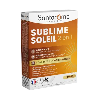 Santarome Gélules Sublime Soleil 2 En 1 B/30 à BIGANOS