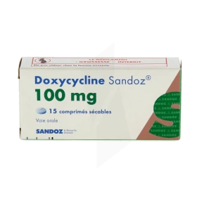 Doxycycline Sandoz 100 Mg, Comprimé Sécable