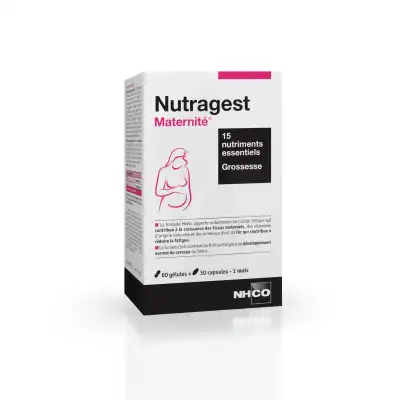 Nhco Nutrition Nutragest Maternité Gélules Et Capsules Boîte De 60 + 30 à LACROIX-FALGARDE