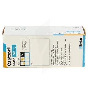 Captopril Viatris 50 Mg, Comprimé Sécable