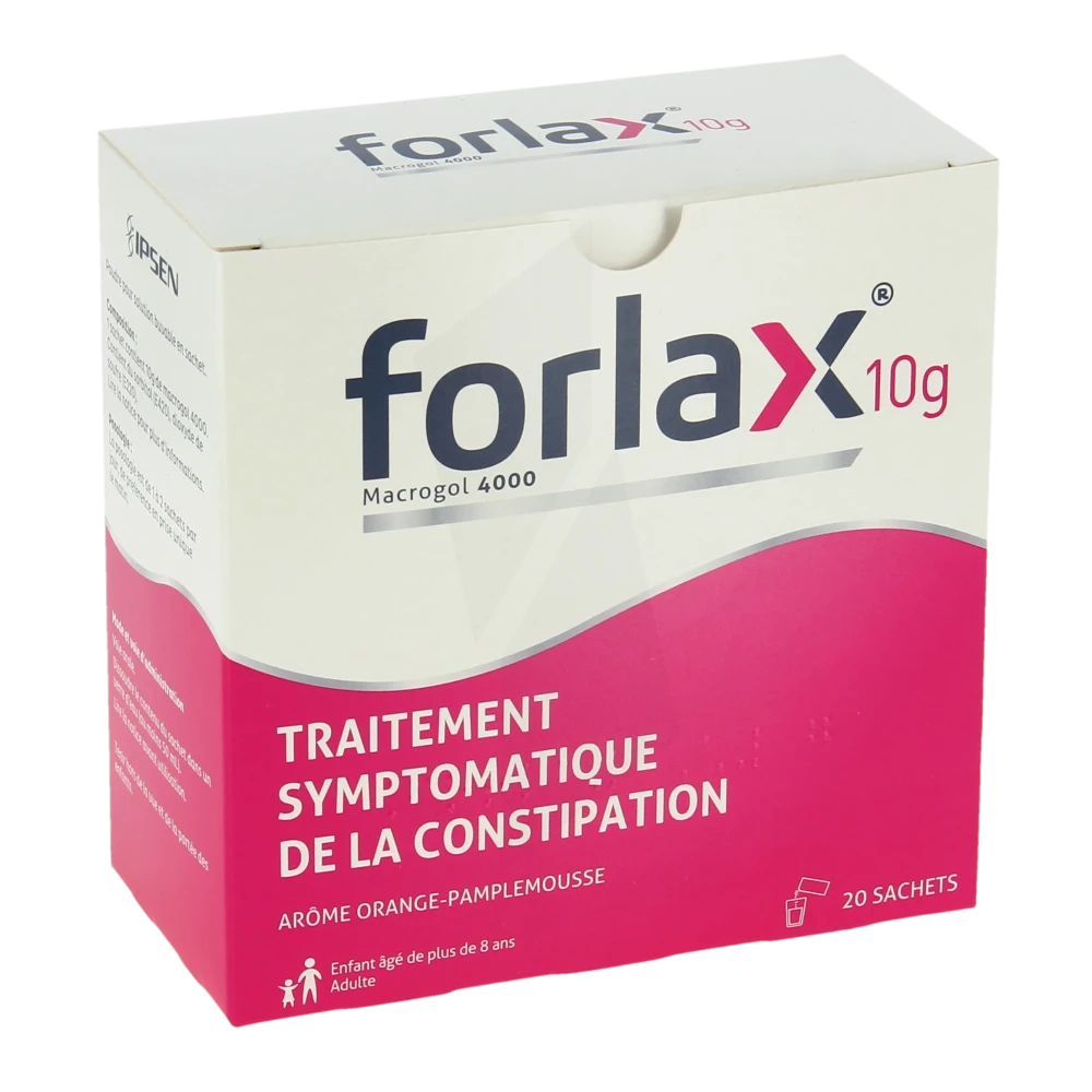 Forlax 10 G, Poudre Pour Solution Buvable En Sachet