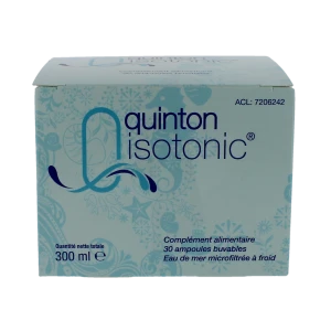 Quinton Isotonic Solution Buvable 30 Ampoules/10ml