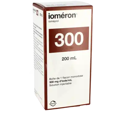 Iomeron 300 (300 Mg Iode/ml), Solution Injectable à Ris-Orangis