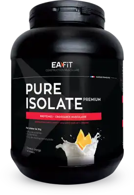 Eafit Pure Isolate Premium Poudre Pour Boisson Orange Pot/750g à Chalon-sur-Saône