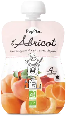 Popote Abricot Bio Gourde/120g à MARSEILLE