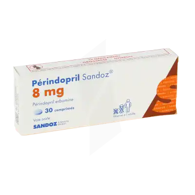 Perindopril Sandoz 8 Mg, Comprimé à Bordeaux