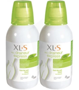 Xls Médical Draineur Express Solution Buvable Thé Vert Citron 2*500ml