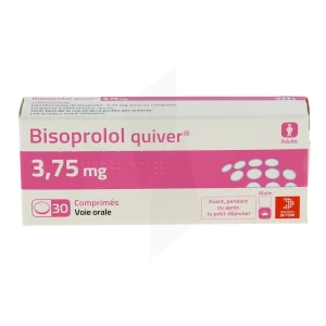 Bisoprolol Quiver 3,75 Mg, Comprimé