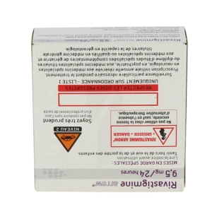 Rivastigmine Arrow 9,5 Mg/24 Heures, Dispositif Transdermique