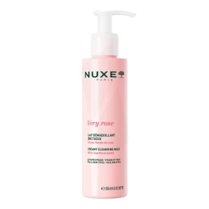Nuxe Very Rose Lait Démaquillant Onctueux Fl Pompe/200ml