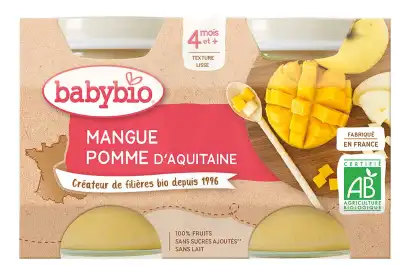 Babybio Pot Mangue Pomme à Saint-Gervais-la-Forêt