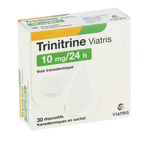 Trinitrine Viatris 10 Mg/24 Heures, Dispositif Transdermique